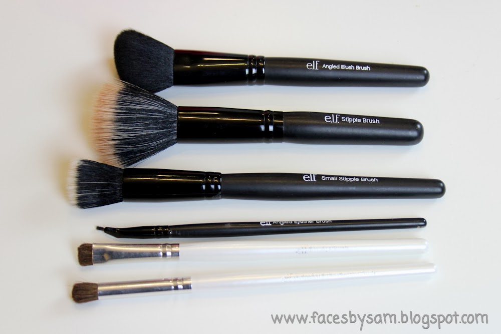 Faces by SAM Beauty Blog Product Review e.l.f. Makeup Brushes
