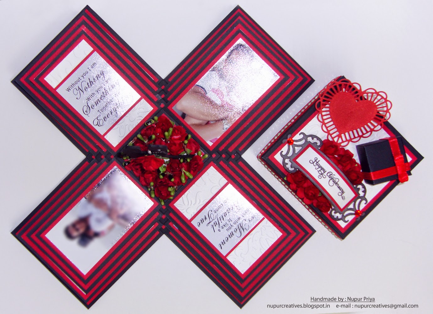 nupur creatives Anniversary Explosion Box