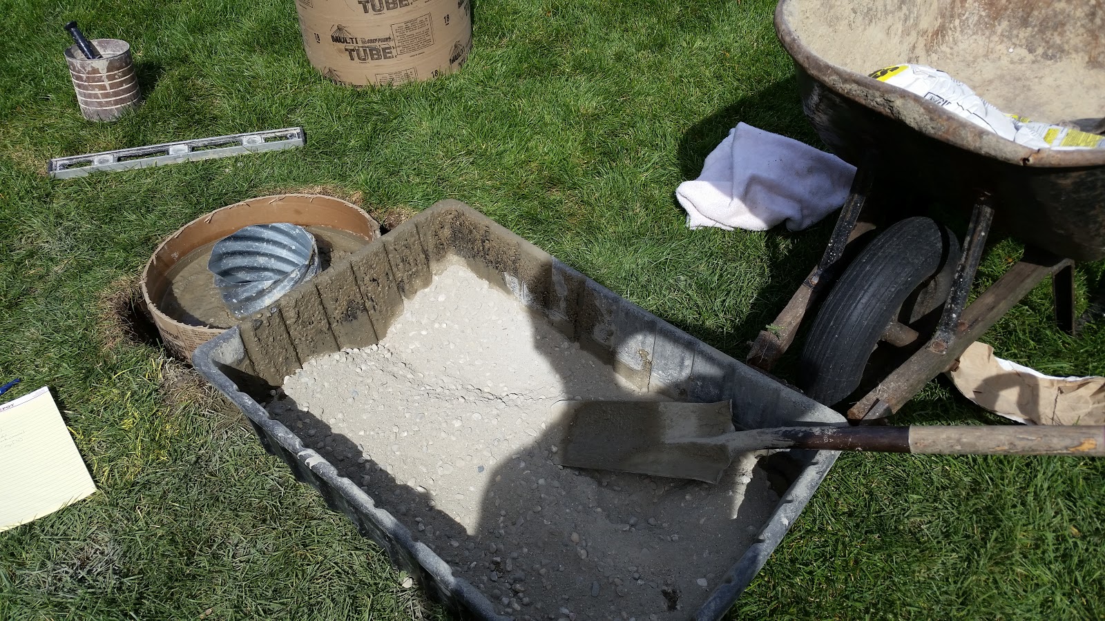 DIY Flagpole Foudnation Installation Instructions & Directions Tools