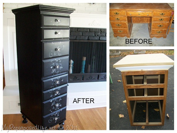 Someday Crafts Desk Into Towering Dresser