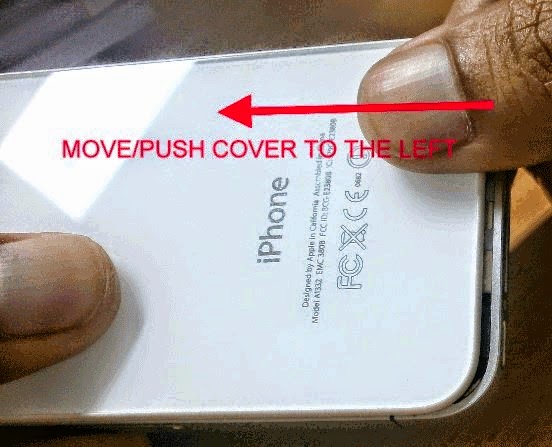 Membuka Cover atau tutup belakang iPhone Membuka Cover atau tutup belakang iPhone