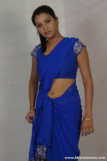 South Indian Actress Siddhie Navel Showing