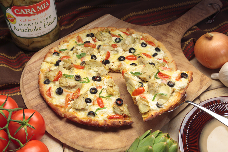 Cara Mia White Pizza with Artichoke Hearts