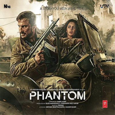 Poster Of Bollywood Movie Phantom (2015) 125MB Compressed Small Size Mobile Movie Free Download worldfree4u.com