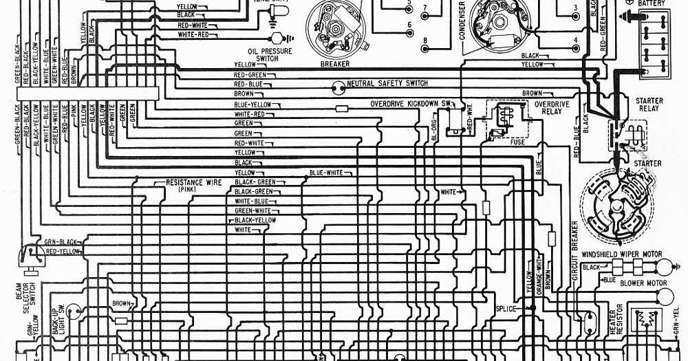1962 Mercury 6 and V8 Meteor Wiring Diagram | Panel switch wiring