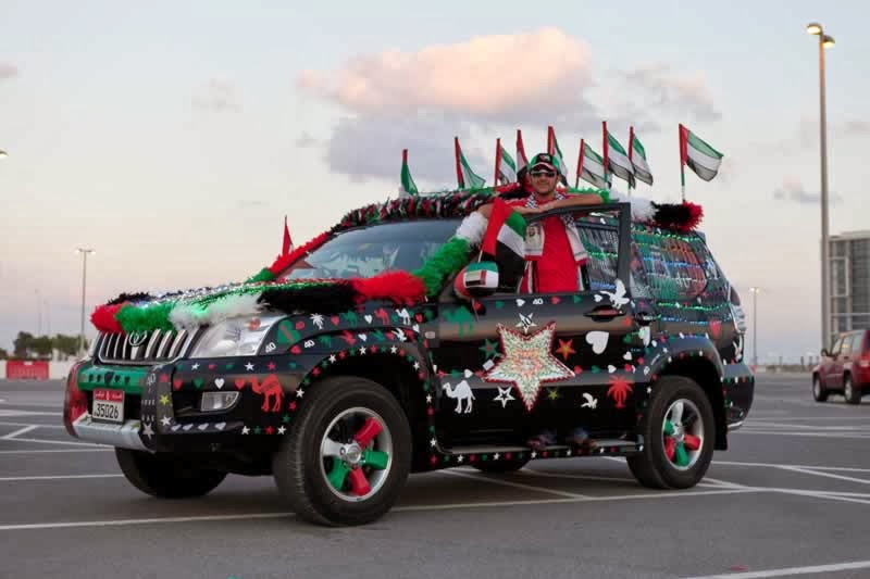 Danish in Dubai UAE National Day Car Celebrations
