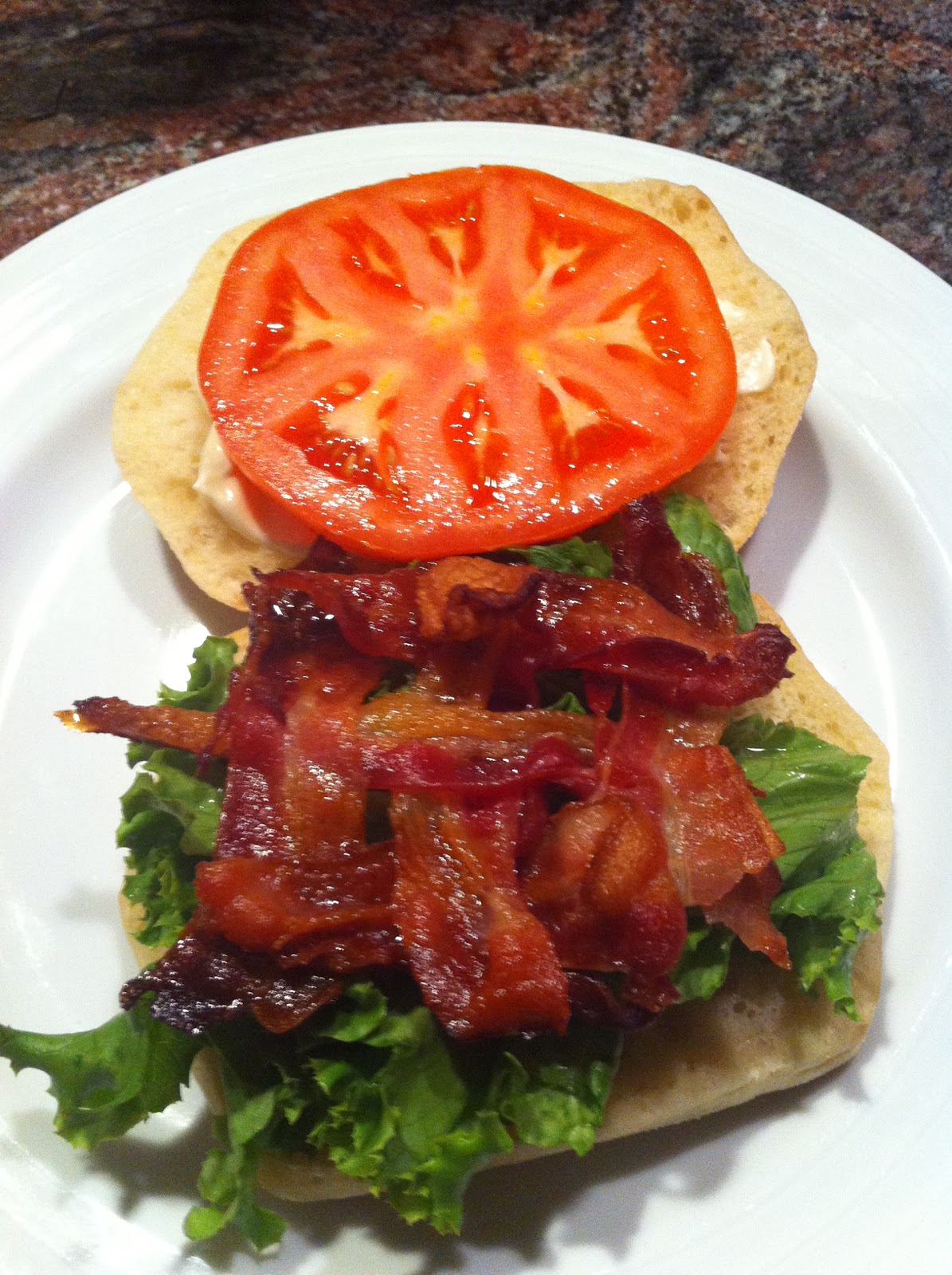 Outside the Box: Bacon, Lettuce, and Tomato Sandwich