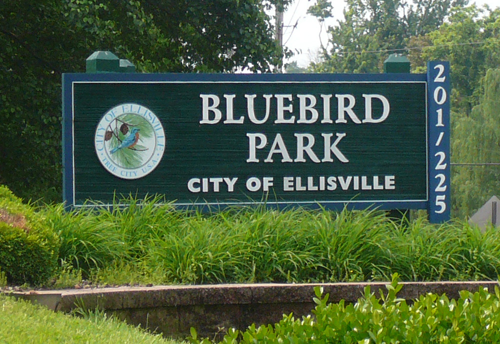 Map Of Bluebird Park Ellisville Mo