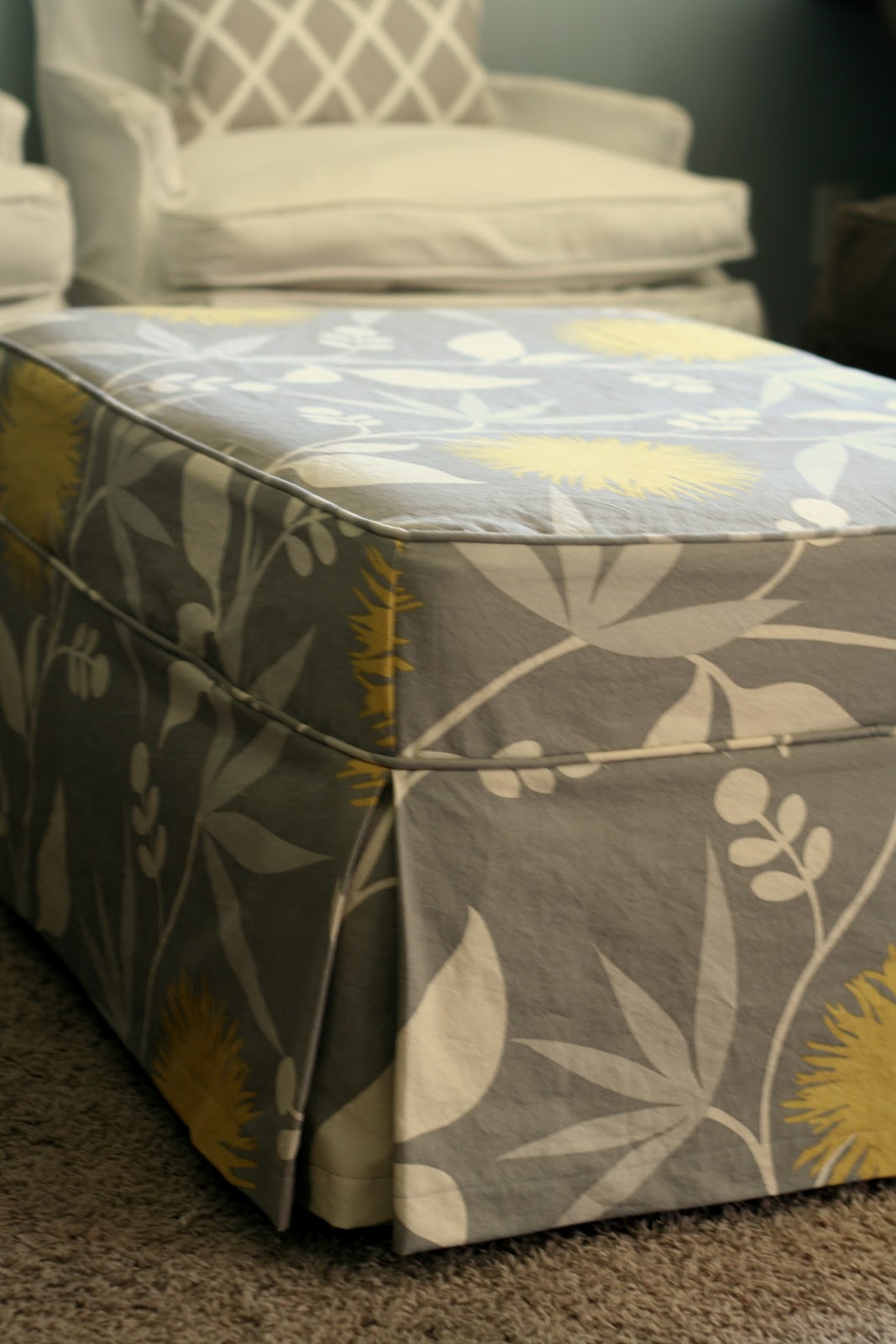 Custom Slipcovers by Shelley My Ottoman