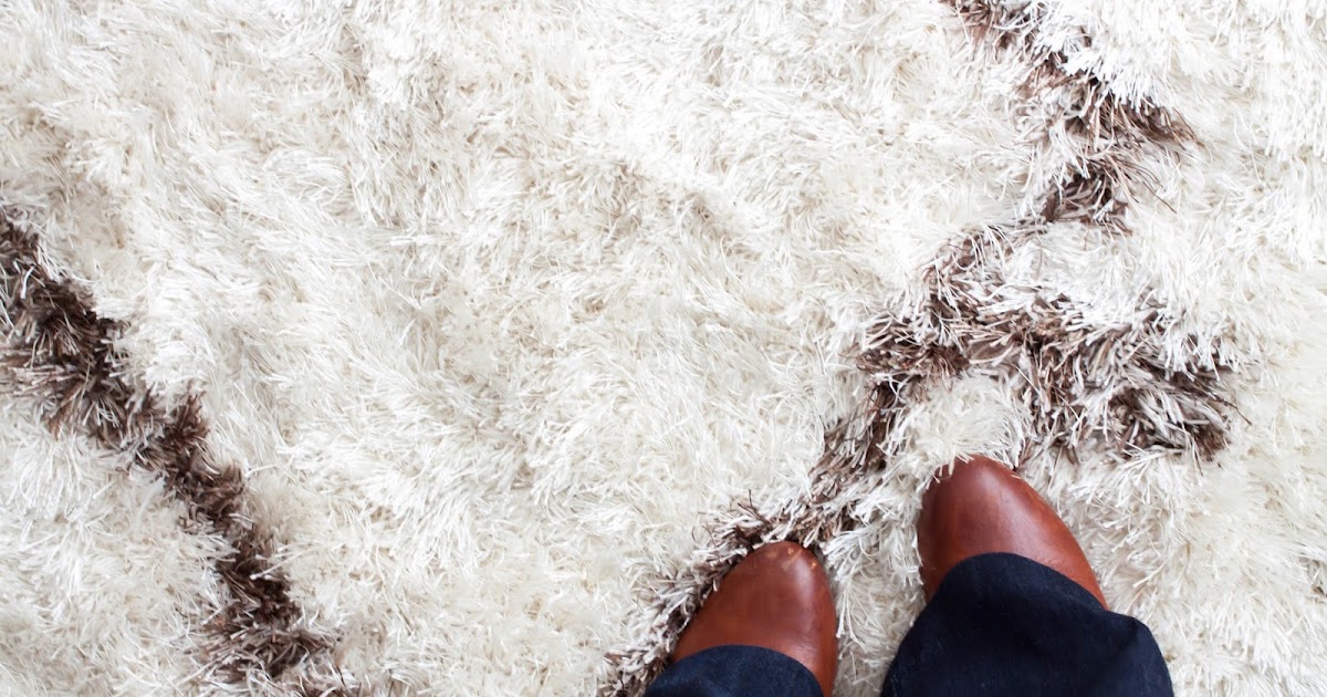 I Love You More Than Carrots On Owning A White Shag Rug With Small Children.