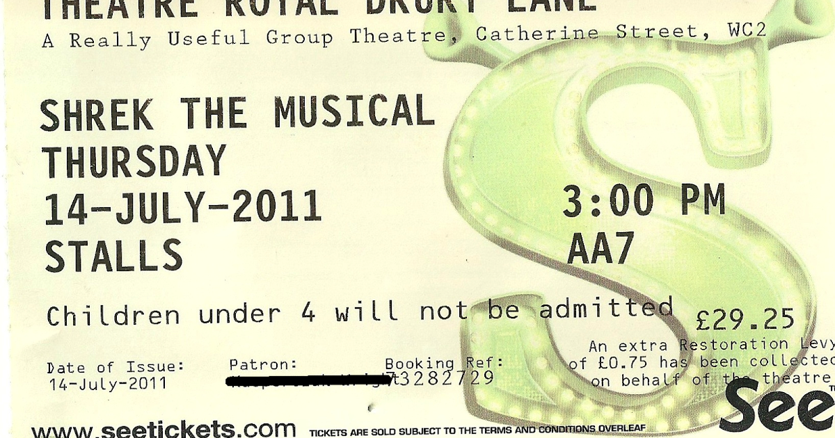 Top London Shows Shrek the Musical Theatre Royal, Drury Lane