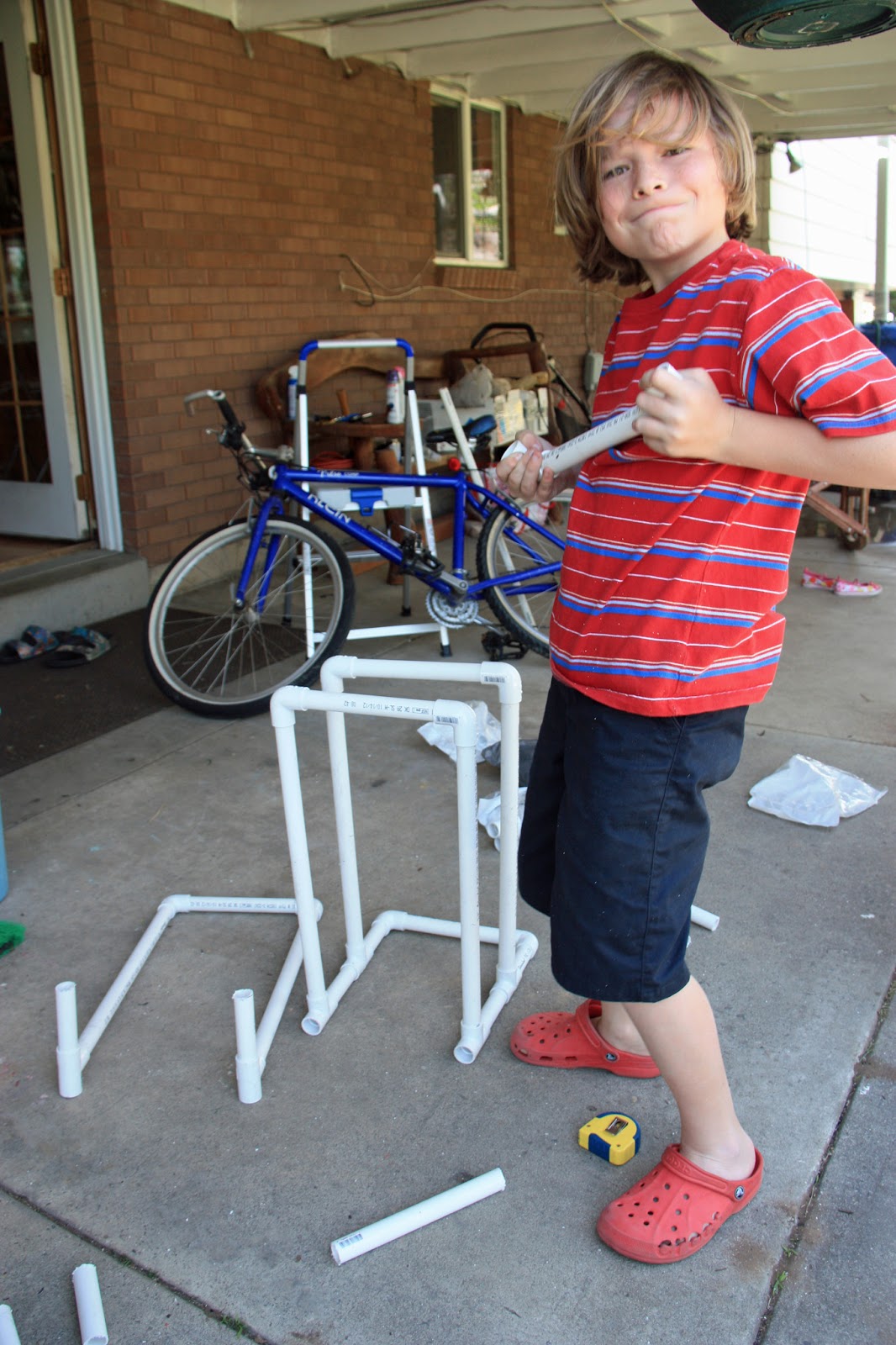 Morningstar Happenings How to make your own bike rack