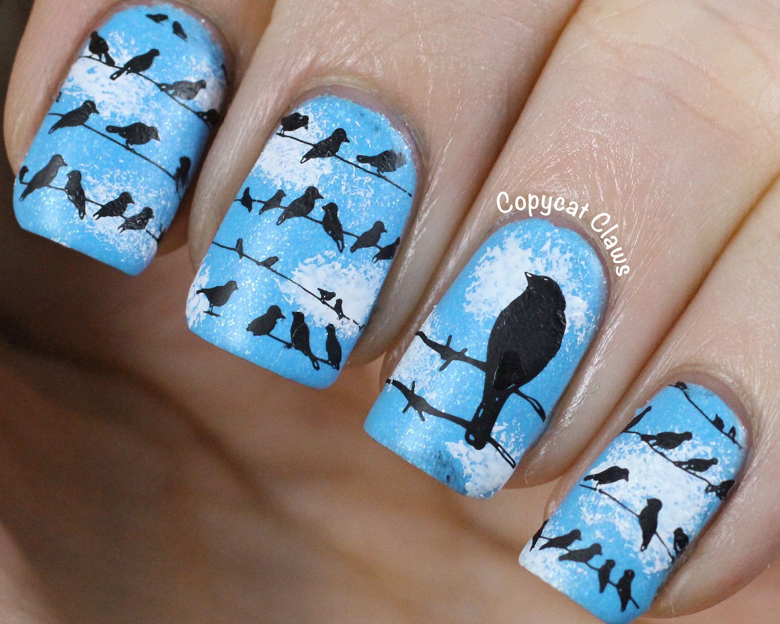 3. Colorful Bird Nail Designs - wide 6