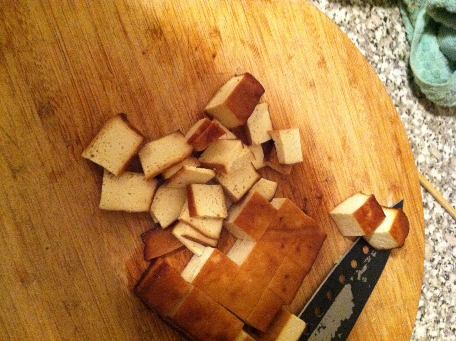 The Curried Cook: Baked Tofu cubes