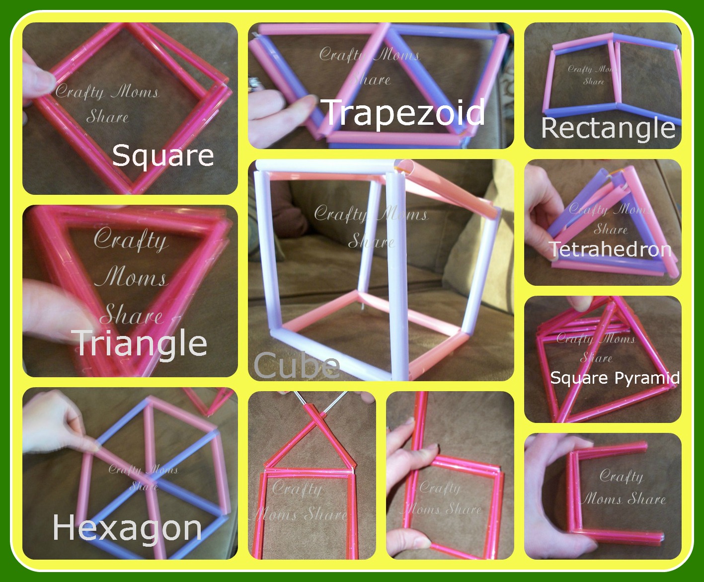 Crafty Moms Share Caterpillar & Geometry Cube