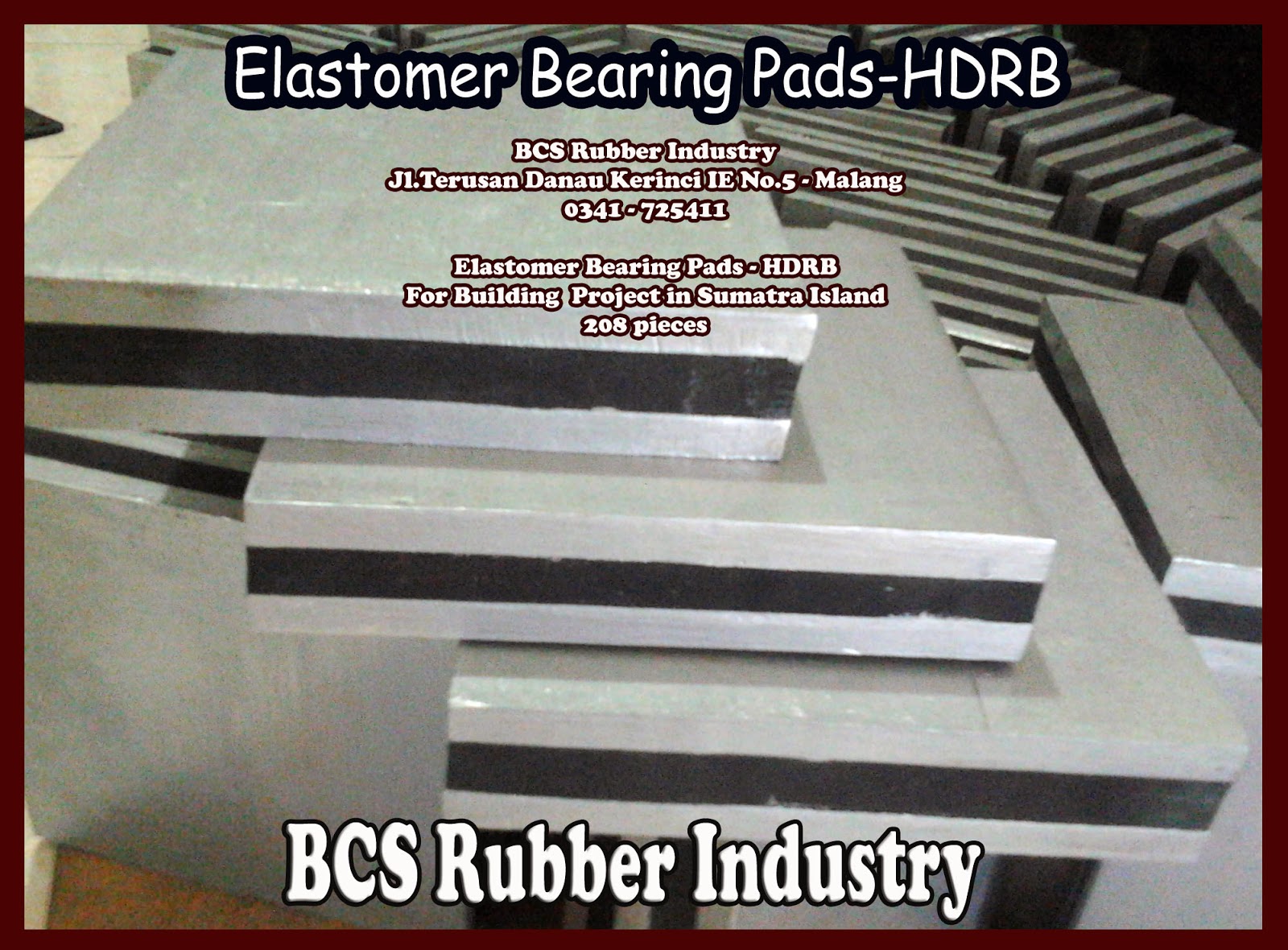 Elastomer Bearing Pad BCS Rubber #Special and Competitive Price #Good Quality ,Bantalan jembatan