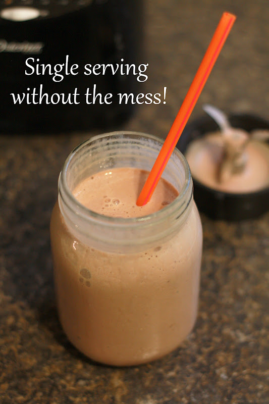 it's just Laine Single Serving Smoothies Blended in a Mason Jar + a