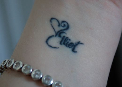 Love Heart Tattoos for Girls