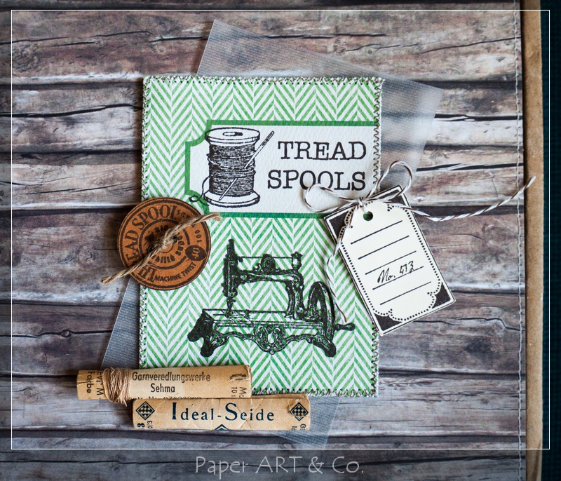 Paper, ART & Co.: Nähgarn Aufbewahrung