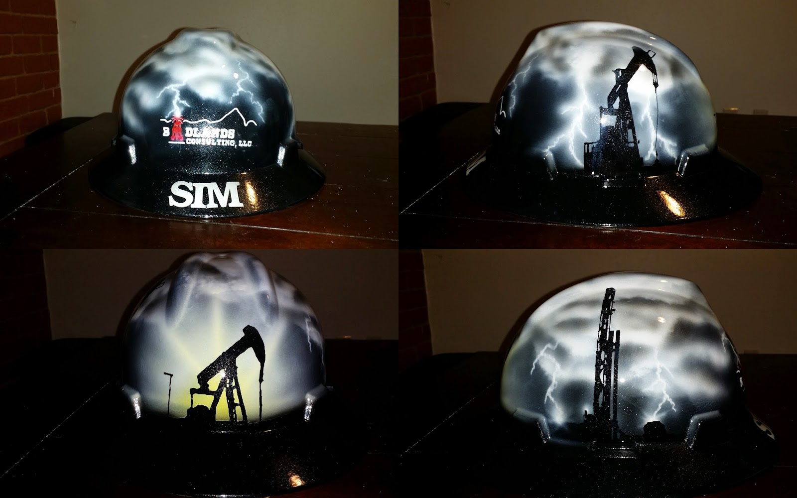 Zimmer DesignZ Custom Paint Lots of new cool hard hat designs
