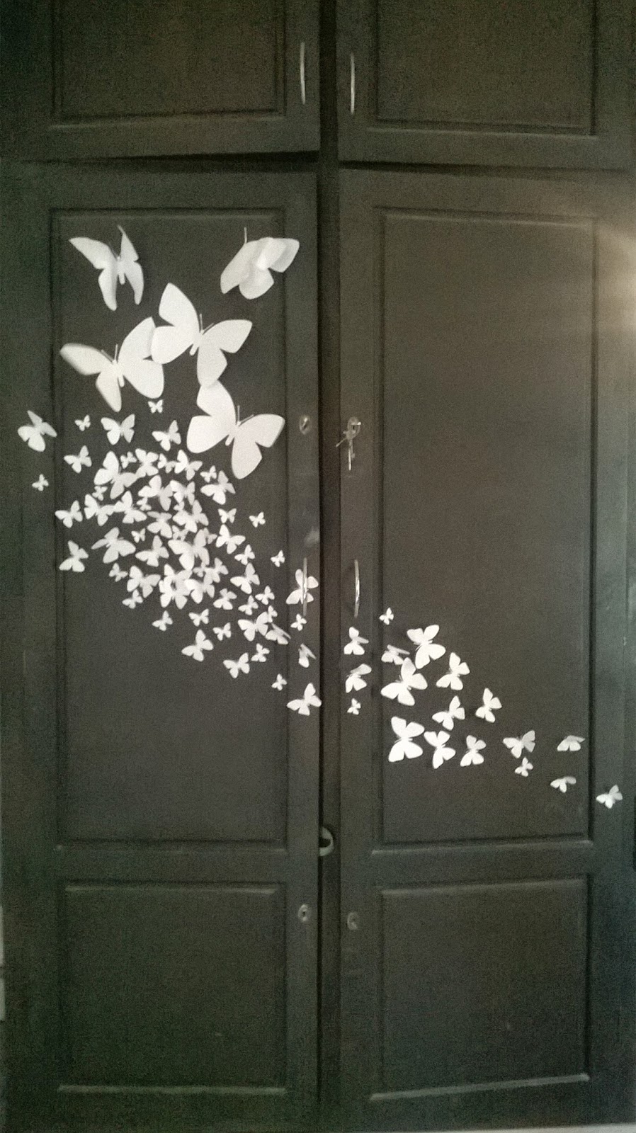Musings Of Anu Diy Paper Butterflies Wall Decor