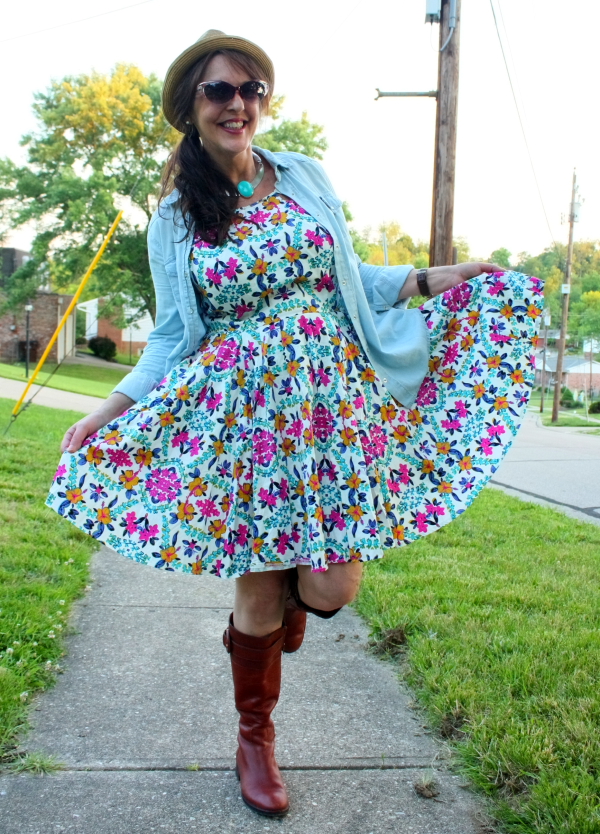 Revas Rags 2 Roses Summer in a JCPenney dress / Perfect!