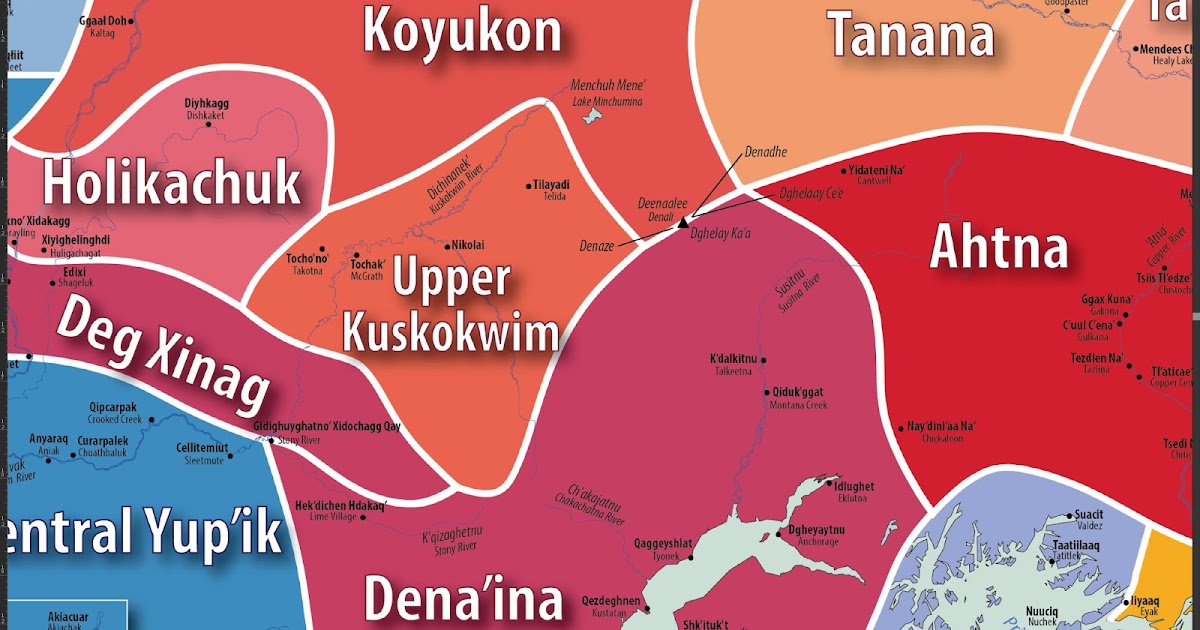 Talking Alaska New printing of language map adds Denali