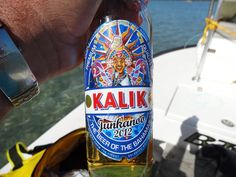 Fly Paper Junkanoo Parade in the Bahamas Kalik Beer Issues Special Label