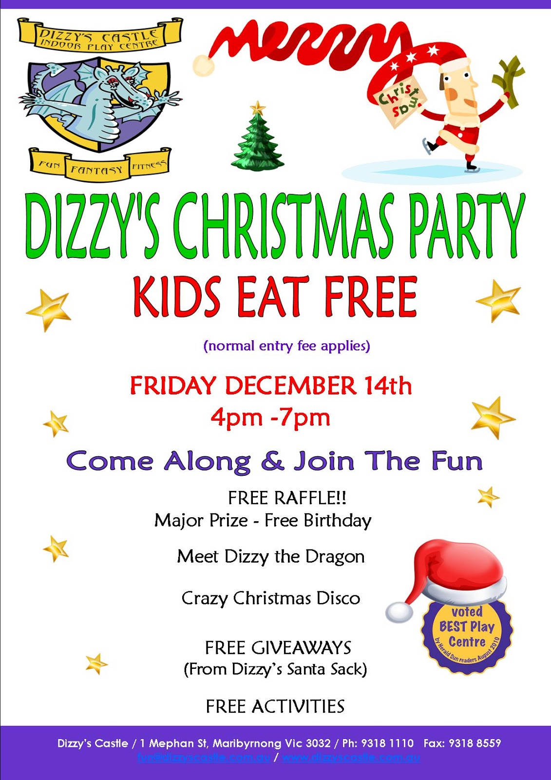 dizzys castle indoor play centre indoor playground flyers