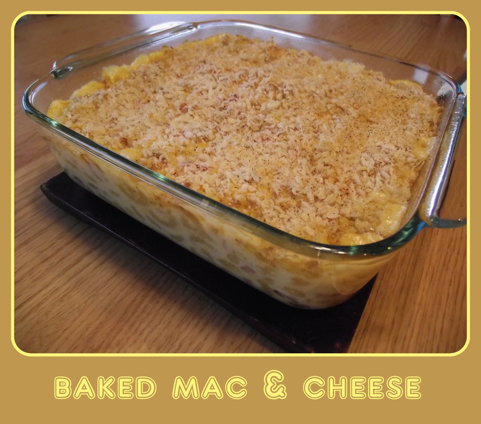 Leesh & Lu's Recipe Box Baked Mac & Cheese