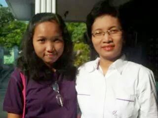 With my Mom