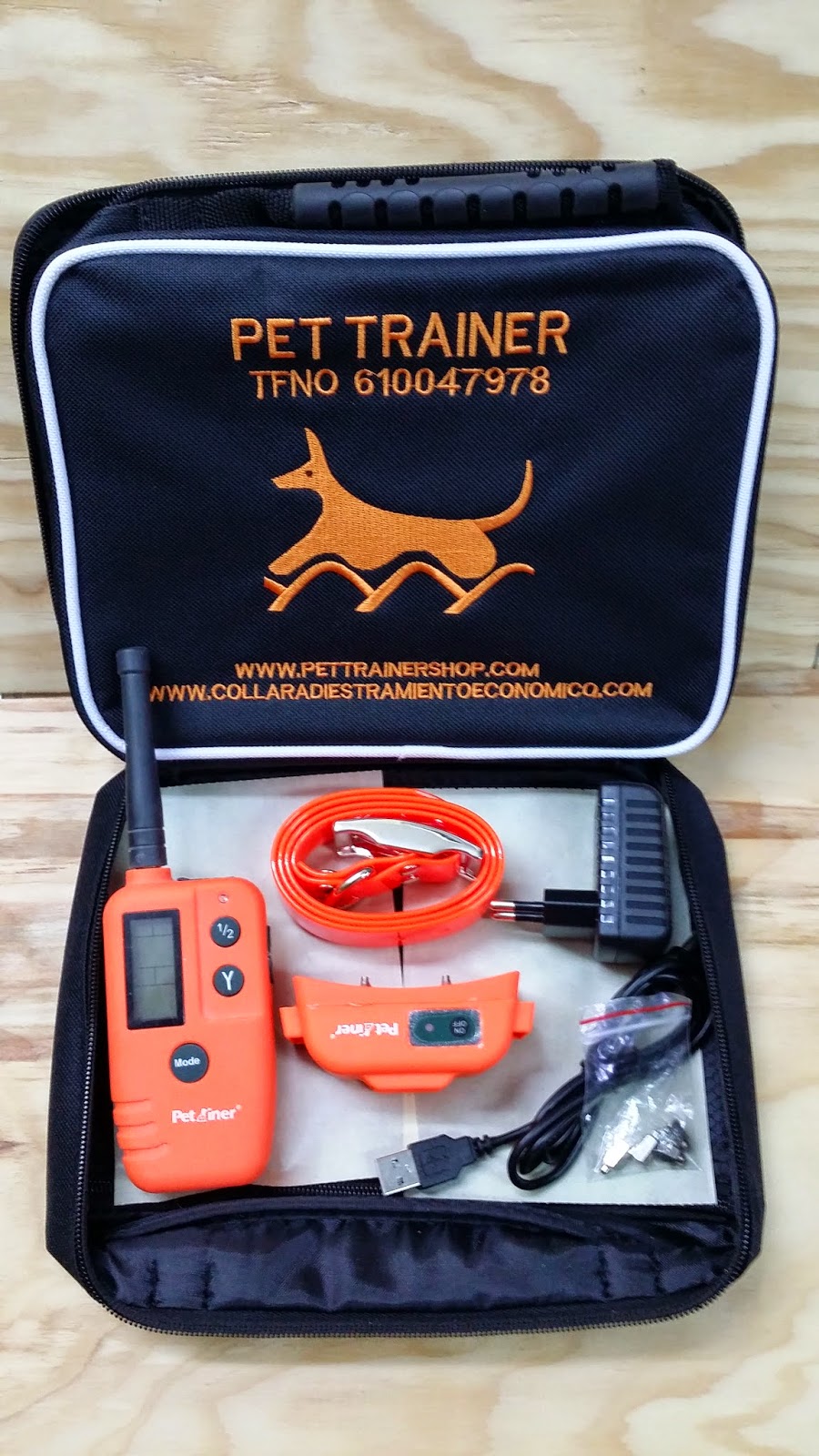 COLLAR ADIESTRAMIENTO ECONOMICO PET TRAINER MODELO BECADA BASICO . IMPULSOS + BEEPER 135€