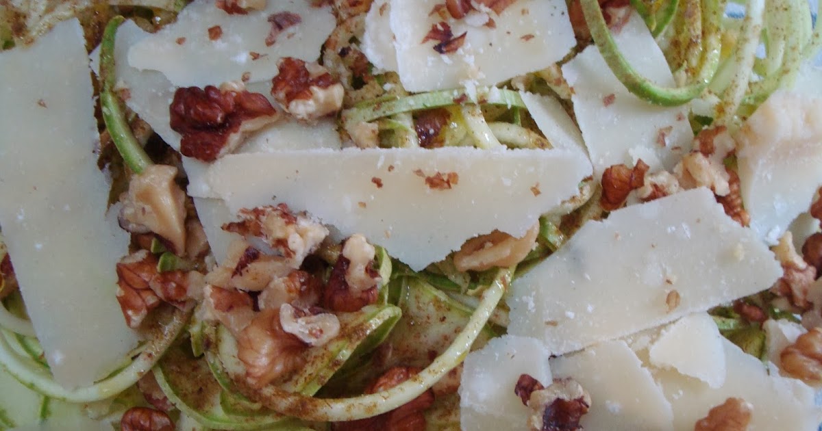 The Singing Fork Raw Zucchini with Nutmeg