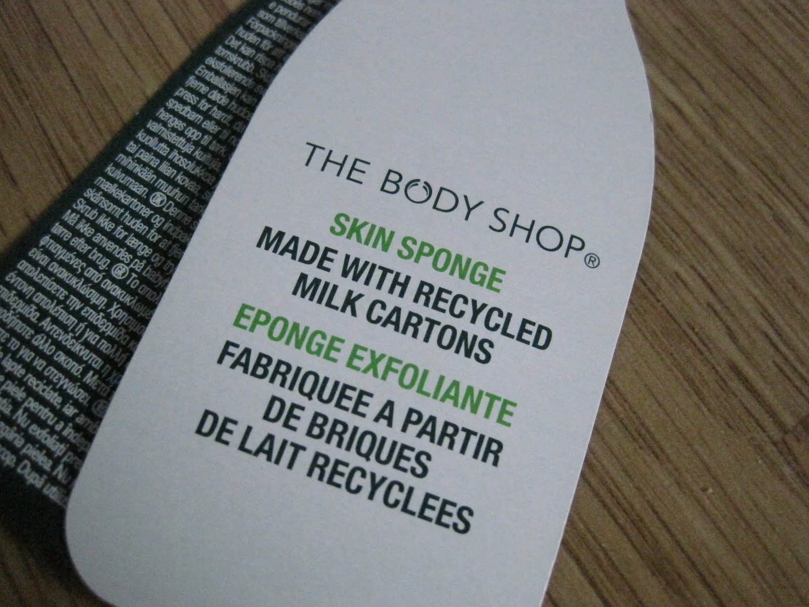 Our beautypassion The Body Shop Skin Sponge