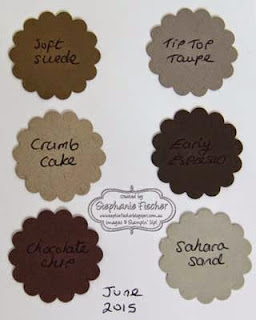 Stampin' Up! new in-colours 2015-17 Tip Top Taupe, comparison
