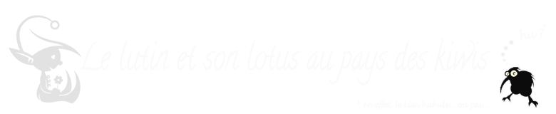 Le lutin et son lotus au pays des kiwis