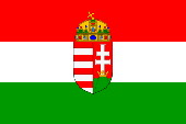 The flags of Hungary