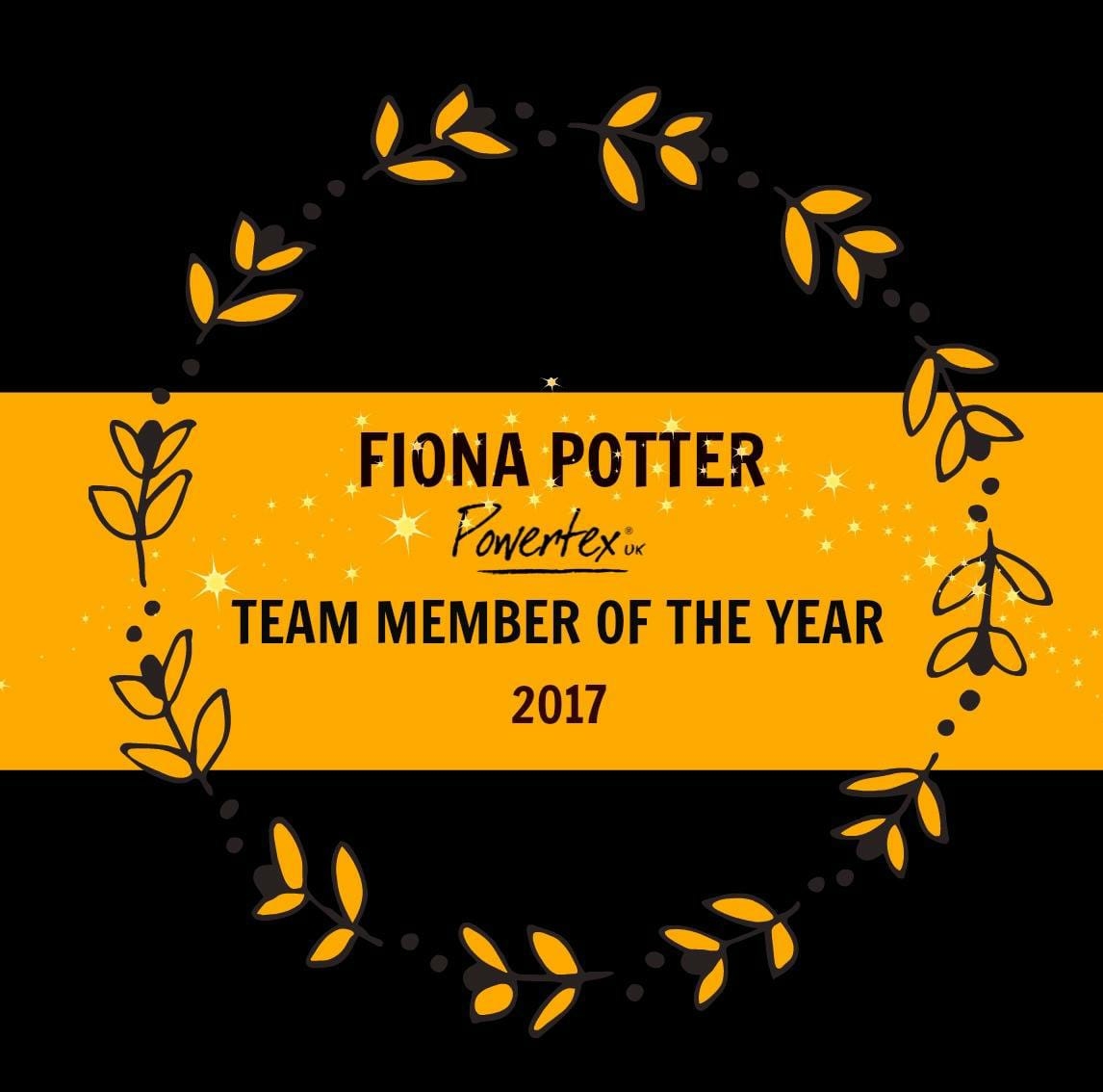 Powertex Team Member of the Year 2017