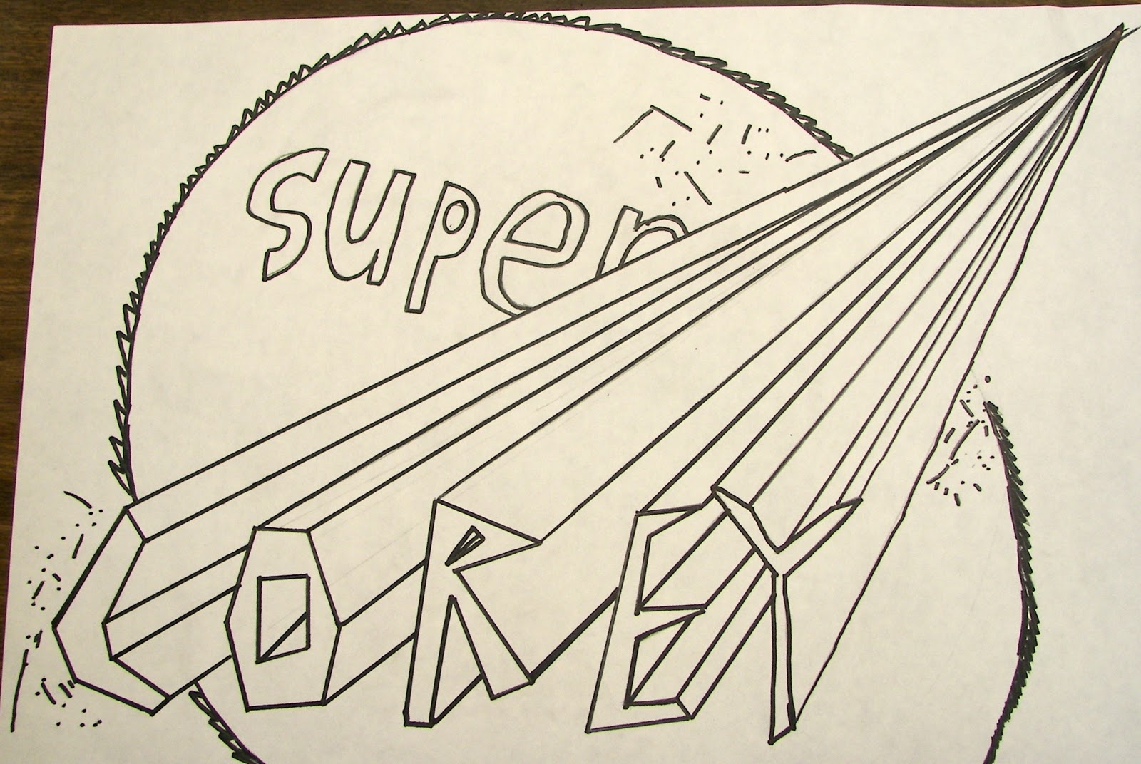 Organized Chaos: 4th Grade - One Point Perspective with Roy Lichtenstein