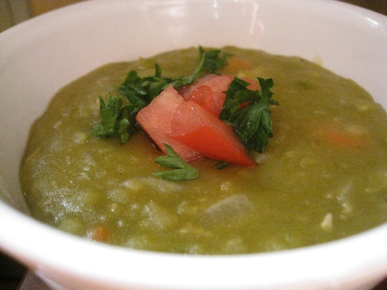 Eggy Veggie Kitchen Split Pea Soup