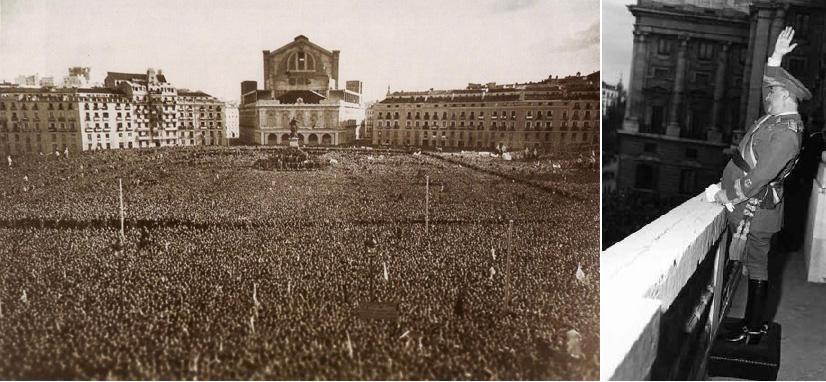 A Franco también le aclamaban y había grandes manifestaciones, sin embargo....TODO PASA NADA QUEDA..... 15.franco+en+la+plaza+de+oriente+1946