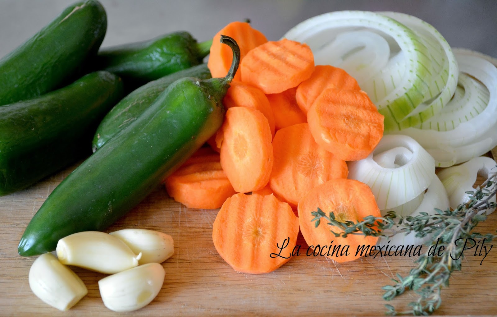 Chiles Jalapeños en Escabeche La Cocina Mexicana de Pily
