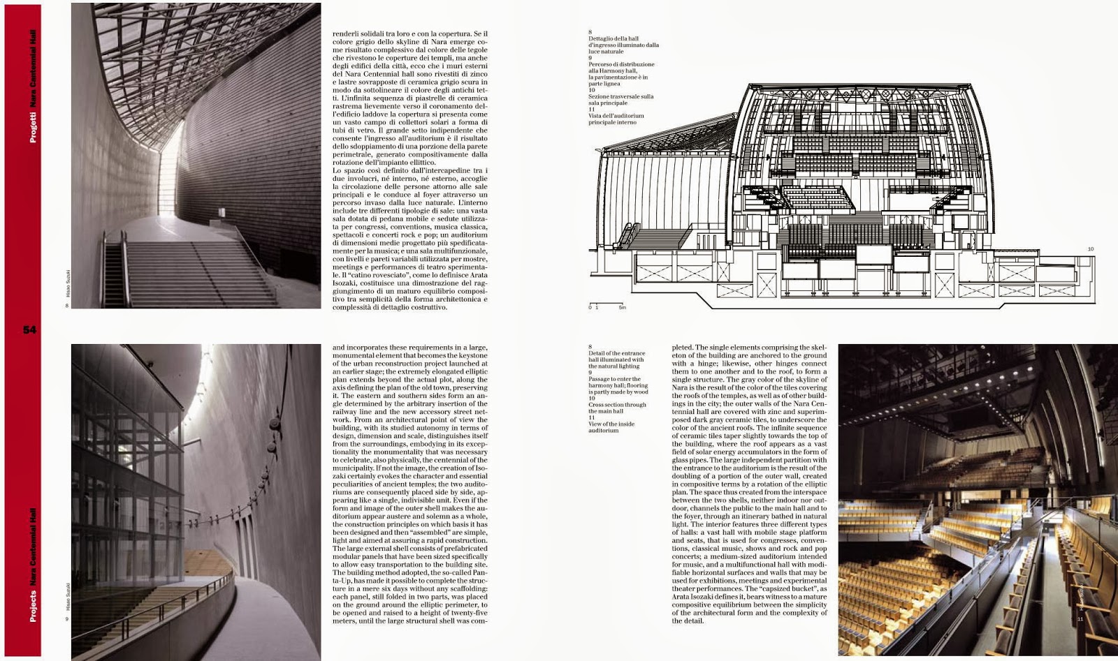 Architecture Library Nara Centennial Hall; Narashi, Nara, Japan.