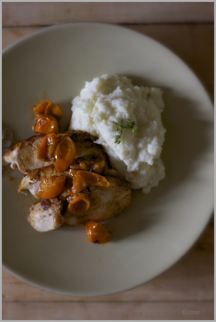 Thyme Chicken Pomodoro...with a Tomato Vodka Cream Sauce