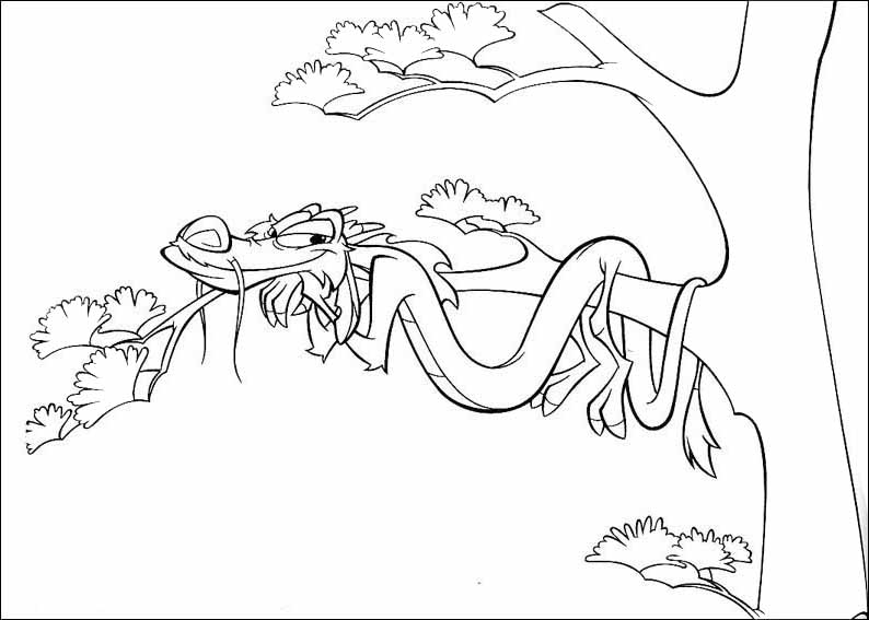 Desenhos para Colorir e Imprimir: Desenhos para Colorir da Mulan