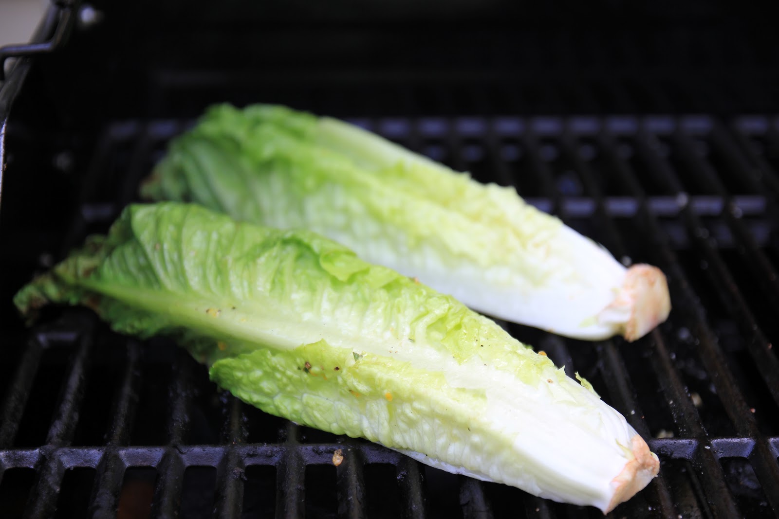 Jenny Steffens Hobick Grilled Romaine Lettuce Summer Grilling