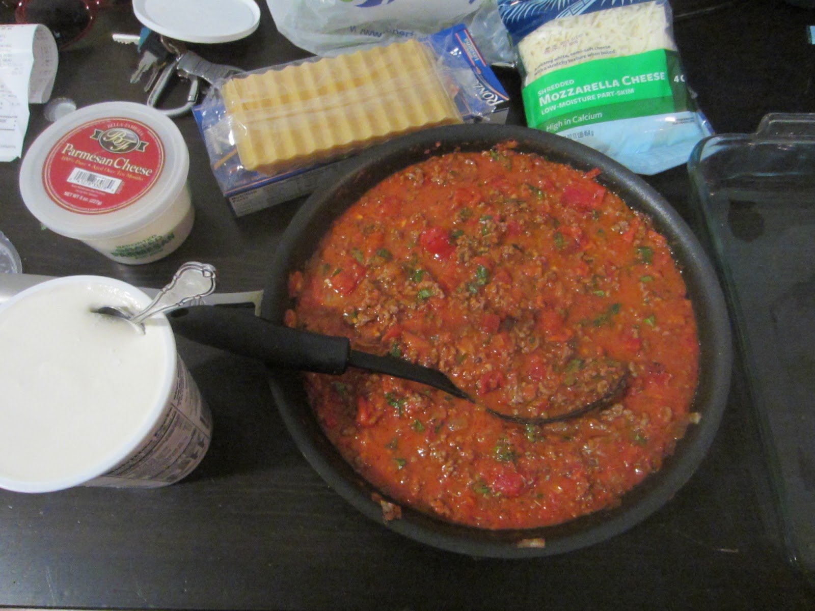 Delicious Dilemmas Vodka Bolognese Lasagna