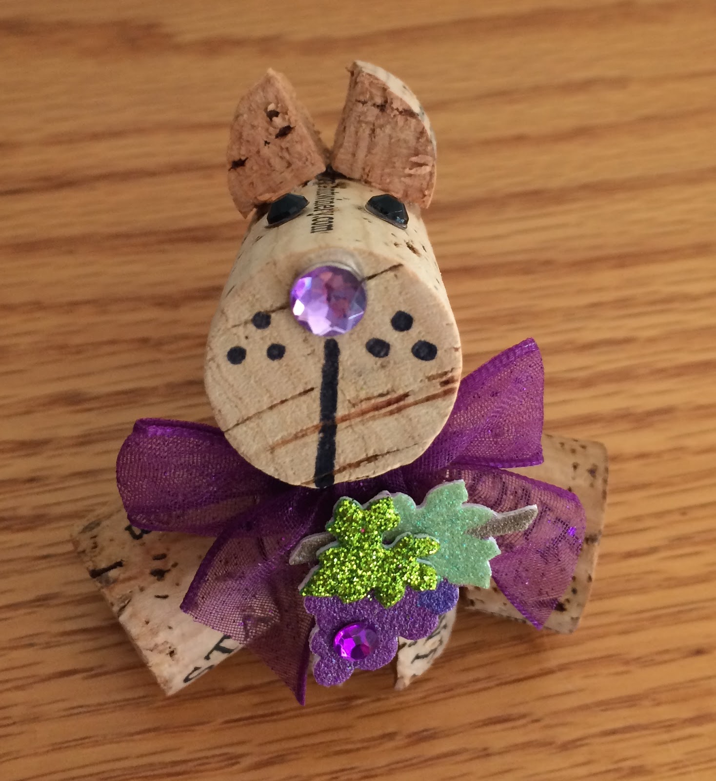 Kathy's Art Project Ideas Corky The Wine Cork Doggy DIY