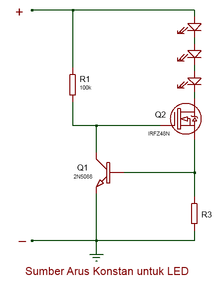 Rangkaian Driver LED - Elektronika Newbie