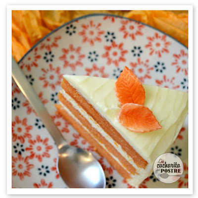 Tarta De Calabaza Y Pomelo / Grapefruit And Pumpkin Layer Cake
